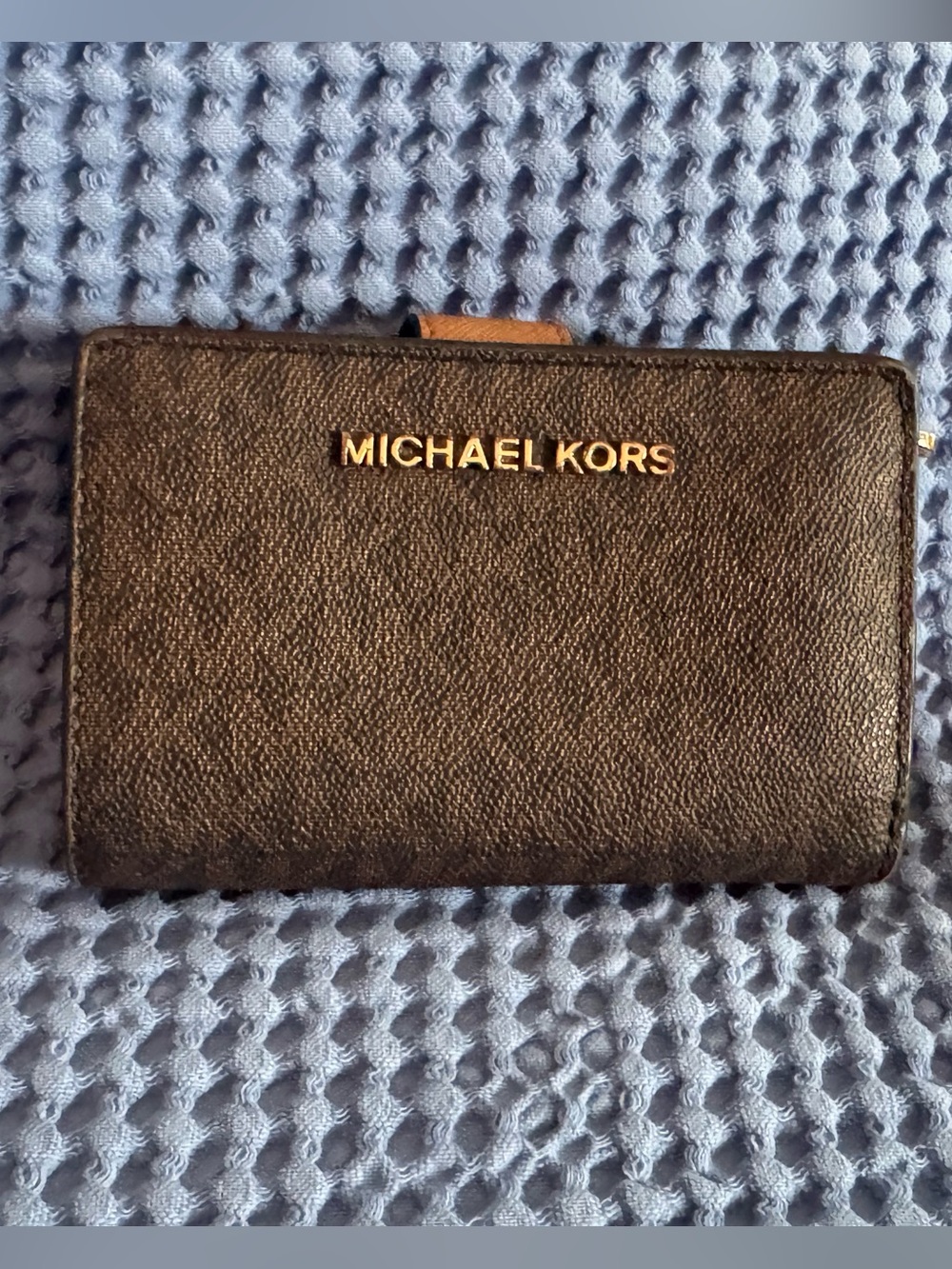 Michael Kors Brown monogram wallet